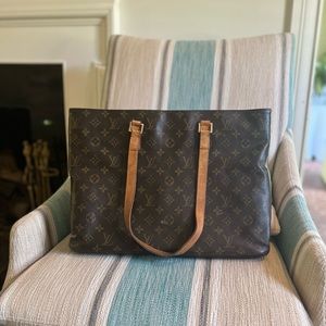 Louis Vuitton purse or laptop bag ~ very worn but great price!